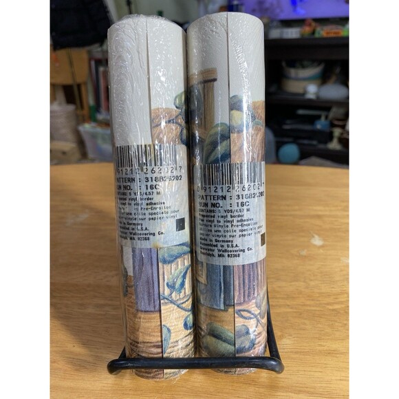 Lot of 2 Brewster Wallcoverings 318B26202 Rustic Country 5 yds. Made in Germany - Picture 1 of 7